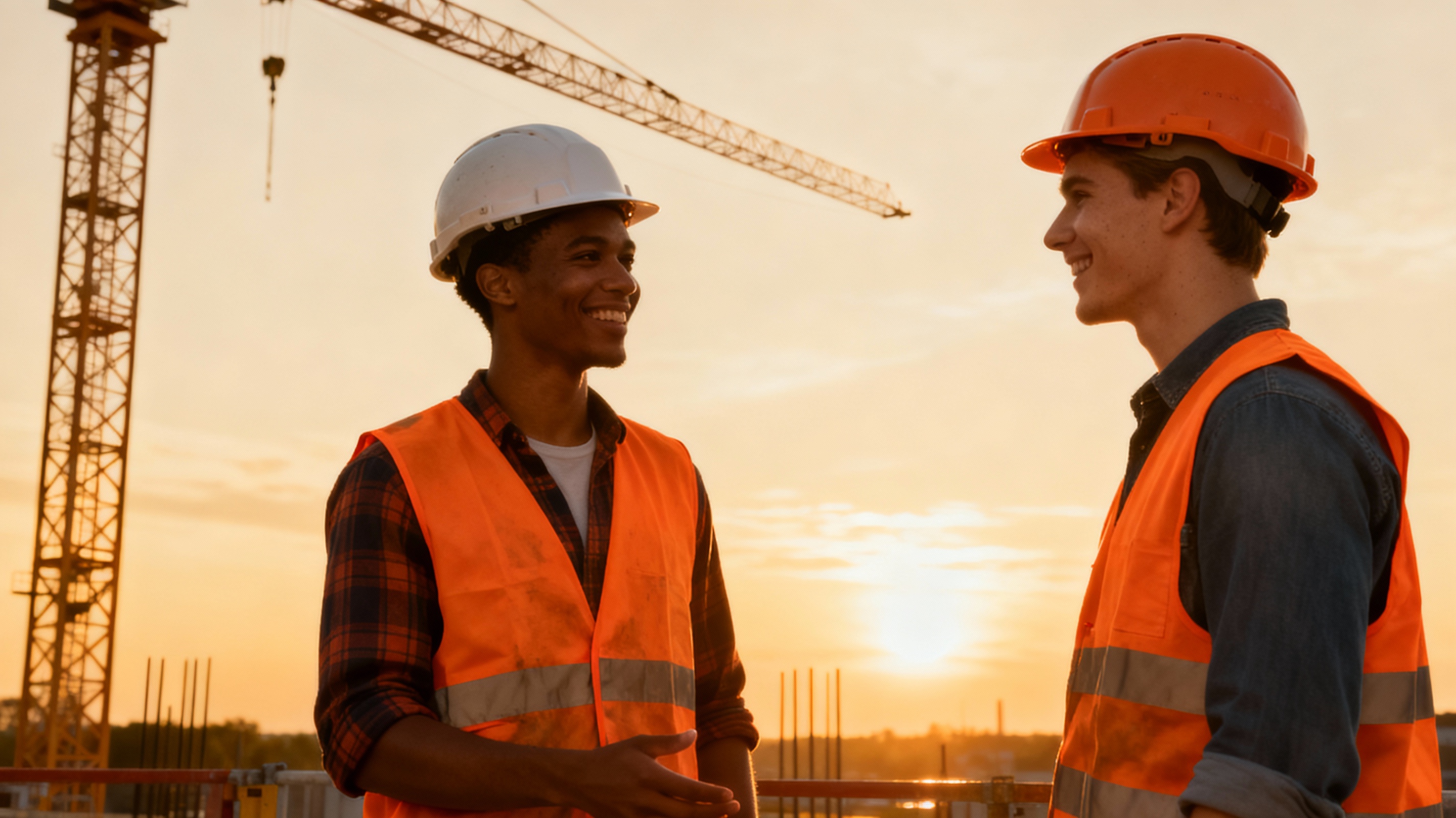 Team von BauWerk Lippe auf der Baustelle